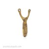 Twin Running Lurcher Brass 4